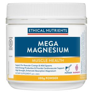 Ethical Nutrients Mega Magnesium Raspberry 200g
