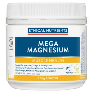 Ethical Nutrients Mega Magnesium Citrus 200g